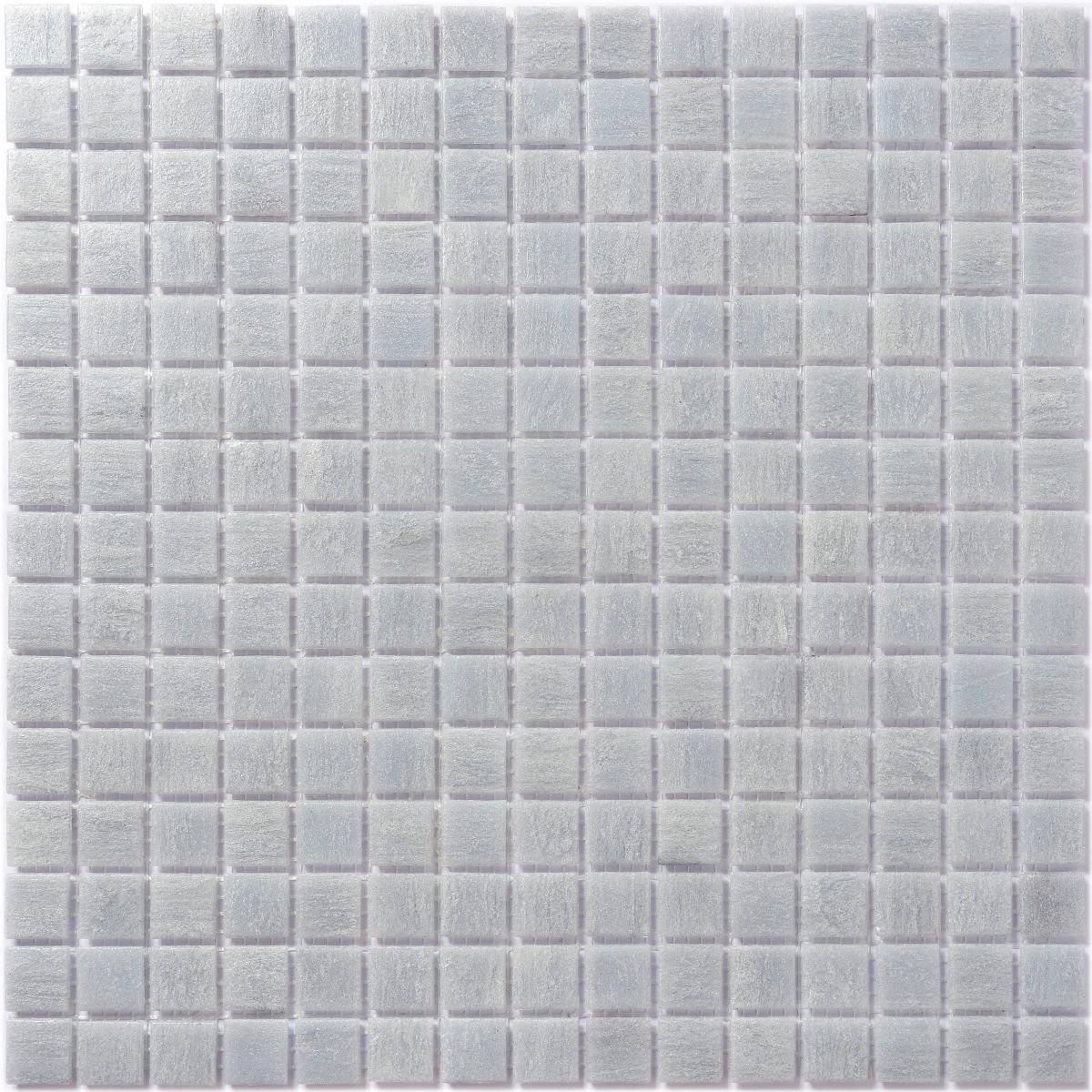 Hot-Melted Texture Fine Moss Glass Square Wrinkle Grey Mosaic Tile 